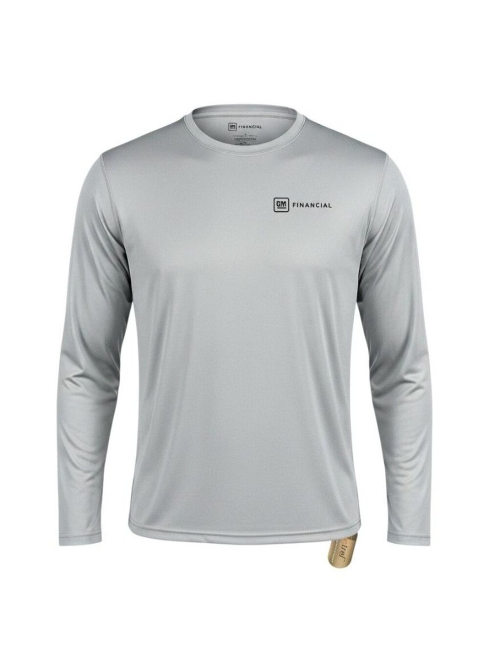 Zorrel GM Financial Syntrel Unisex Crew Neck Long Sleeve Shirt Light Gray Large